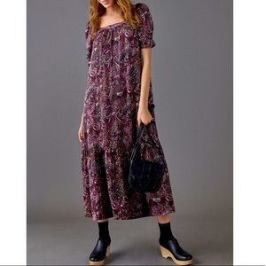 Anthro Maeve Lisabella maxi dress